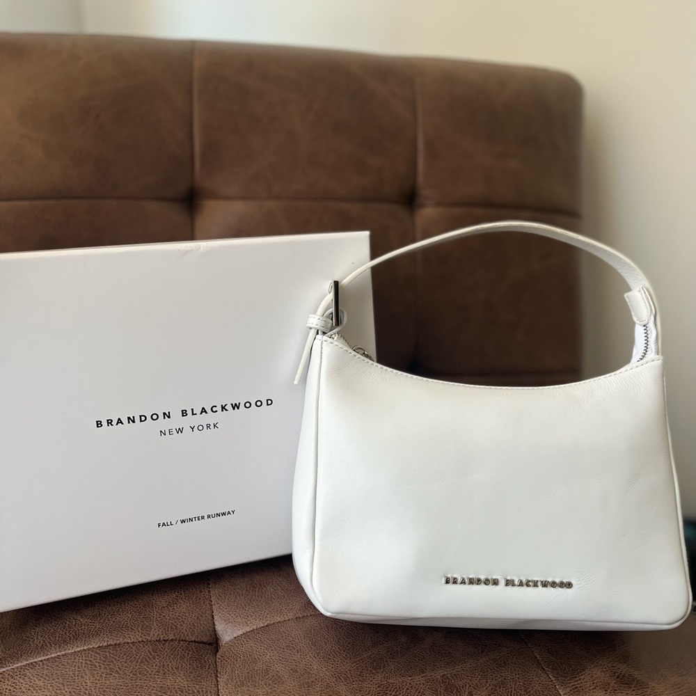 Exclusive Brandon Blackwood White Cortini Bag
